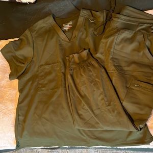 Greys anatomy spandex stretch scrubs